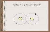 Notes 5-3 Covalent Bonds