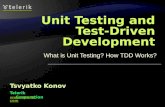 Unit Testing and  Test-Driven Development