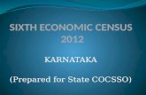 SIXTH ECONOMIC CENSUS  2012