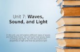 Unit 7:  Waves, Sound, and Light