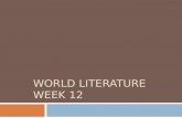 World Literature Week 12