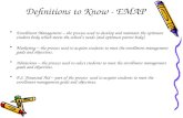 Definitions to Know - EMAP