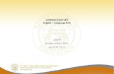 Common  Core  GPS English  / Language  Arts