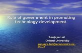 Role of government in promoting technology development