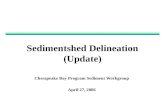 Sedimentshed Delineation (Update)