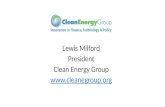Lewis Milford President Clean Energy Group cleanegroup