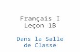 Français I Leçon 1B