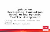 Update on  Developing Evacuation Model using Dynamic Traffic Assignment
