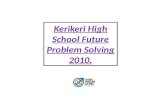 Kerikeri High School Future Problem Solving 2010.
