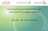 Exploring Business Opportunities with Dubai Electricity  &  Water Authority