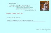 Chapter 11—Arrays and ArrayLists