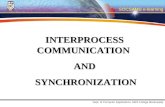 INTERPROCESS COMMUNICATION  AND  SYNCHRONIZATION