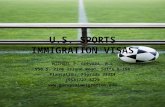 U.S. SPORTS IMMIGRATION VISAS