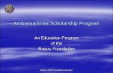 Ambassadorial Scholarship Program