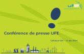 Conférence de presse UFE