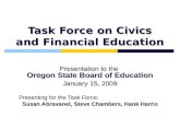 Task Force on Civics and Financial Education