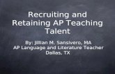 Recruiting and Retaining AP Teaching Talent
