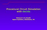 Procedural Circuit Simulation with  decida