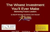 The Wisest Investment You’ll Ever Make Mentoring Future Leaders