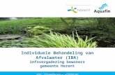 Individuele Behandeling van Afvalwater (IBA) infovergadering bewoners gemeente Herent Luc Vleugels