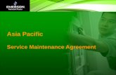 Asia Pacific  Service Maintenance Agreement