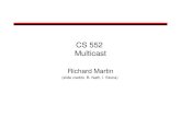 CS 552  Multicast
