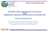 HYDROLOGIC  METADATA  CATALOG AND  SEMANTIC  SEARCH SERVICES IN CUAHSI  HIS