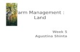 Farm Management : Land