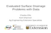 Evaluated Surface Drainage Problems with Data