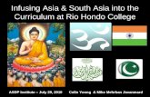 Infusing Asia & South Asia into the Curriculum at Rio Hondo College