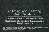 Building and Testing  Rain Gardens
