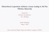 Hierarchical Cooperation Achieves Linear Scaling in Ad Hoc Wireless Networks