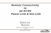Remote Connectivity  to  XA R7/R9   Power-Link & Net-Link