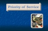 Priority of Service