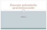 Énergie potentielle gravitationnelle