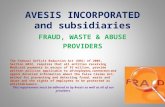 AVESIS INCORPORATED and subsidiaries