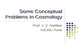 Some Conceptual Problems in Cosmology