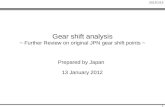 Gear shift analysis ~ Further Review on original JPN gear shift points ~