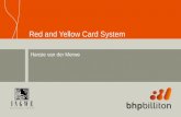 Red and Yellow Card System