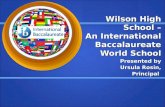 Wilson High School – An International Baccalaureate World School