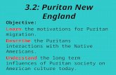 3.2: Puritan New England