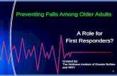 Preventing Falls Among Older Adults