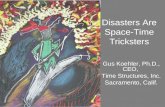 Disasters Are Space-Time Tricksters