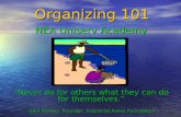 Organizing 101