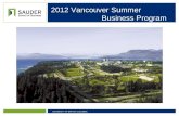 2012 Vancouver Summer                                      Business Program