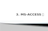 3. MS-ACCESS 란