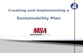 Creating and Implementing a Sustainability Plan