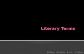 Literary  Terms