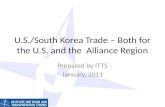 U.S./South Korea Trade – Both for the U.S. and the  Alliance Region