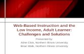 Web-Based Instruction and the Low Income, Adult Learner: Challenges and Solutions